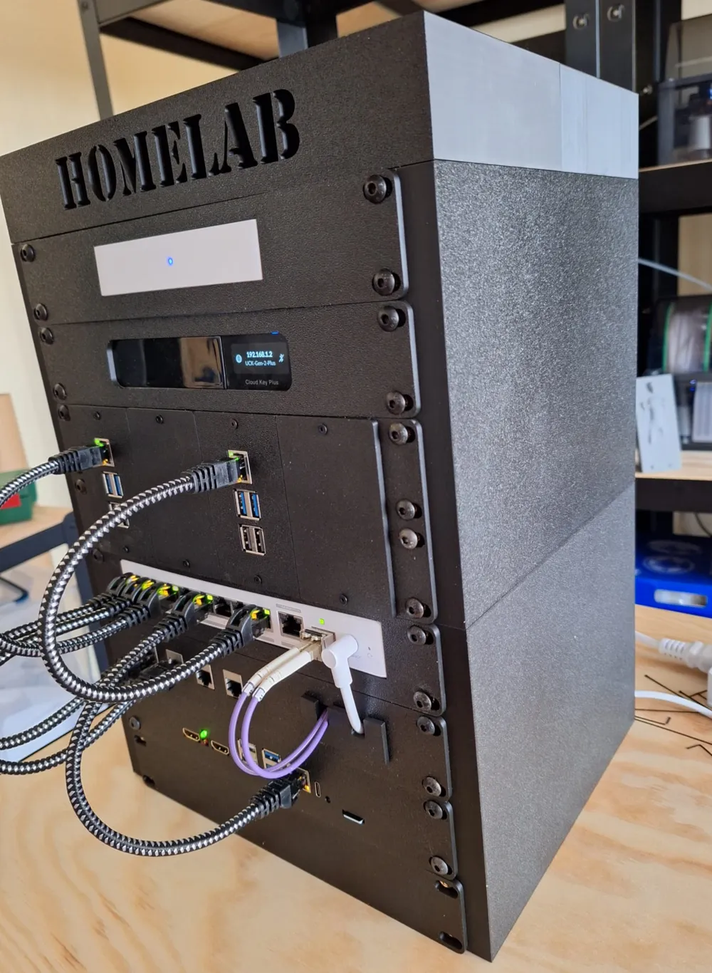 Homelab 10inch rack - Free 3D Print Model - MakerWorld