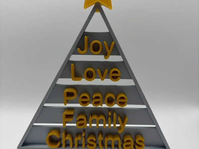 The heart of christmas display
