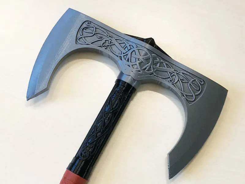 Double-bladed Realistic Viking axe