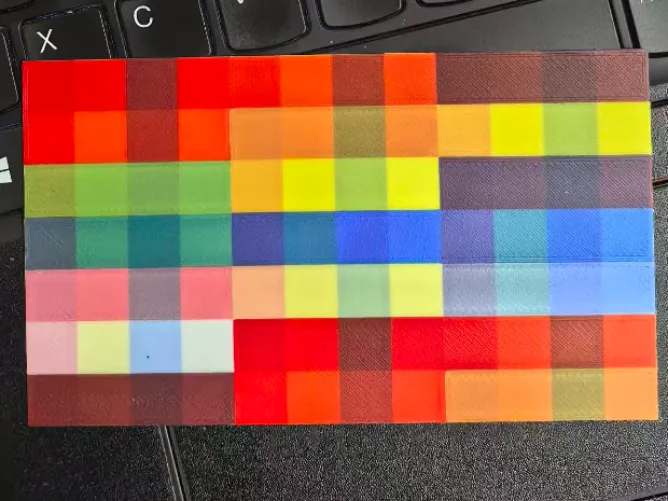 4 colors to make 64 colors [testing model]