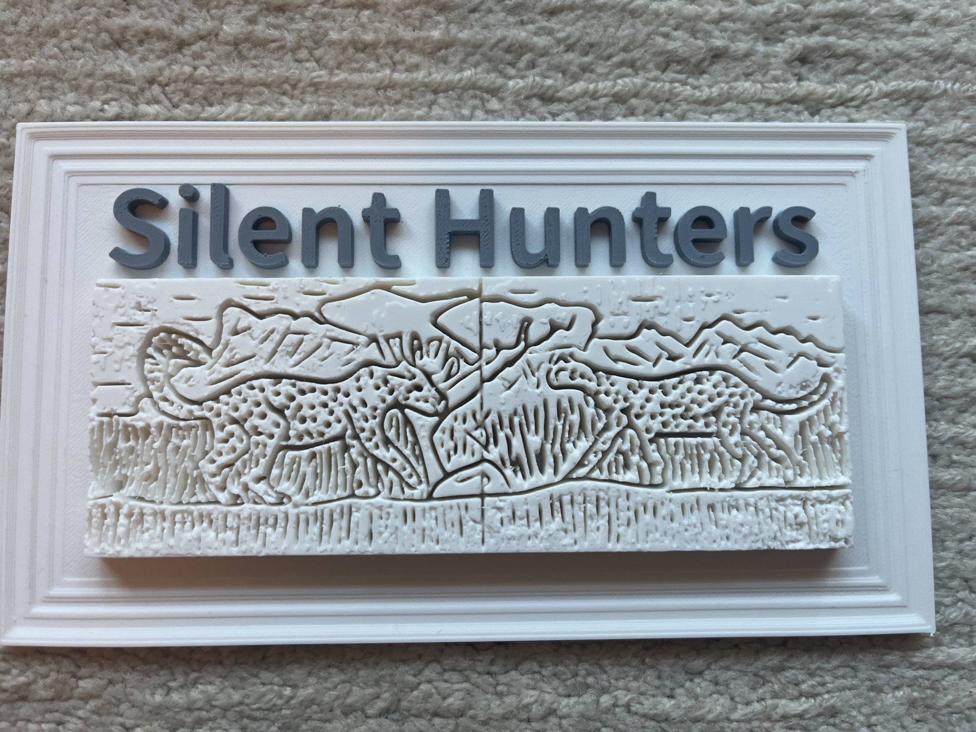Silent Hunters Modern Leopard Wall Art (No AMS) :)