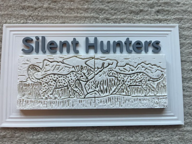 Silent Hunters Modern Leopard Wall Art (No AMS) :)