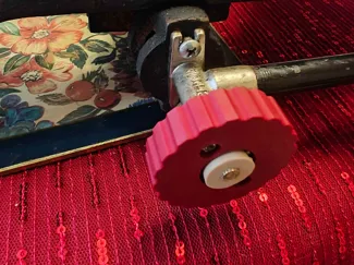 Gas ring burner knob control