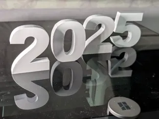 2025 New Year Separate Zahlen