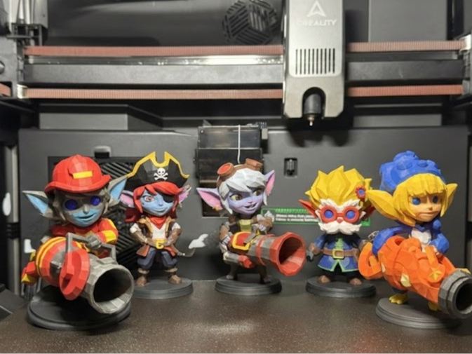 Tristana Low Poly Collection - League of Legends