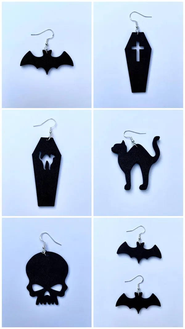 Boucles d'oreilles Halloween