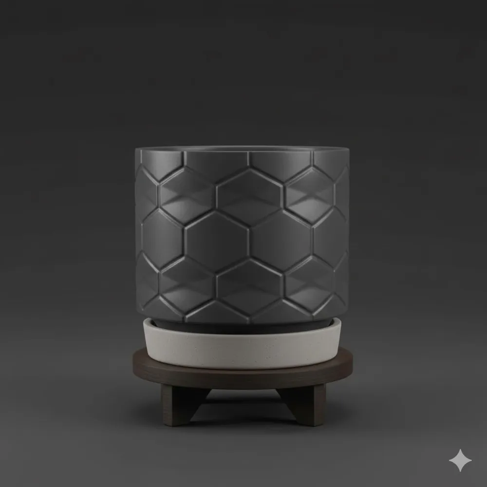 Flower pot - Free 3D Print Model - MakerWorld