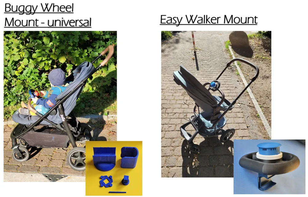 Lenkrad fr Kinderwagen  Kostenloses 3D-Druckmodell  MakerWorld