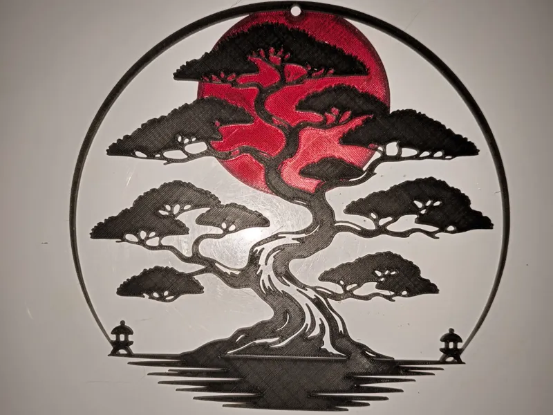 Zen Bonsai Wall Art