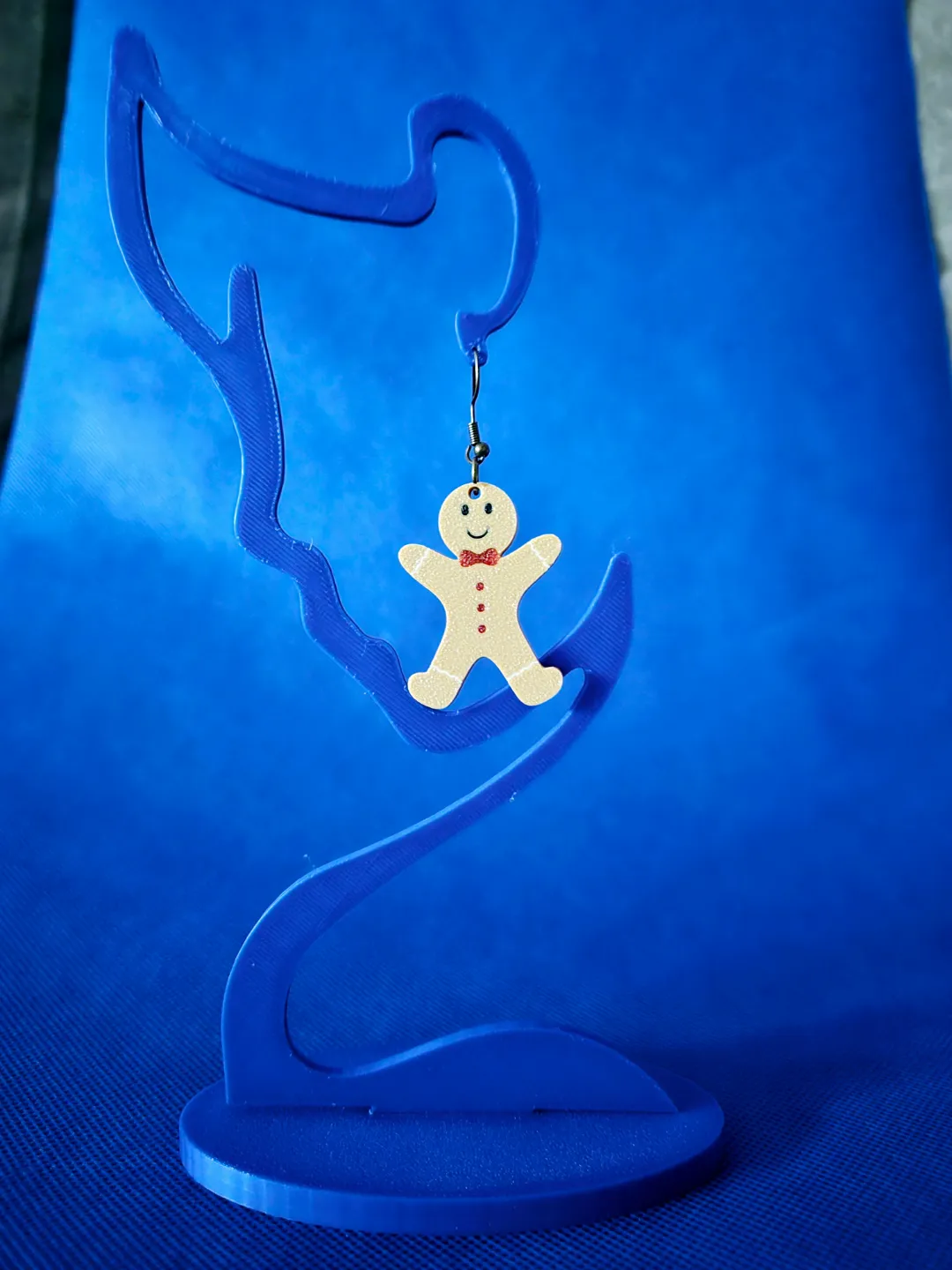 Multicolor GingerBread Boy Earrings view 2