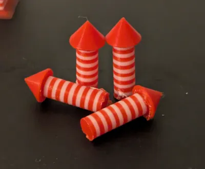 tiny new year rocket