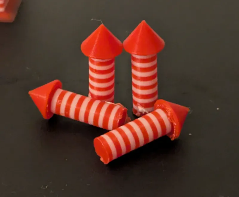 tiny new year rocket