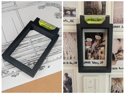 Polaroid/Instax Mini wall guide