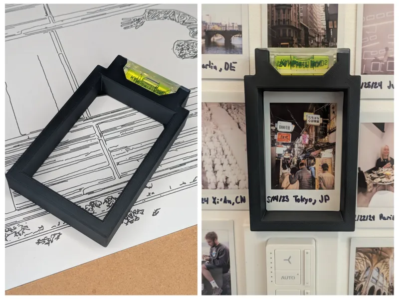 Polaroid/Instax Mini wall guide