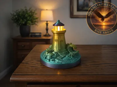 Beacon of Faith Lighthouse Lamp