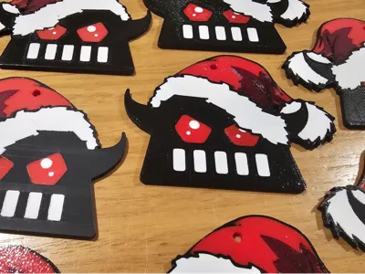 Evil Santa bot - "Evilginx" - Christmas Decoration