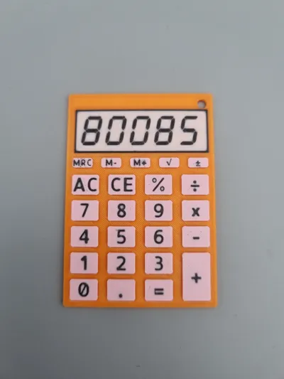Calculator 80085 - Free 3D Print Model - MakerWorld
