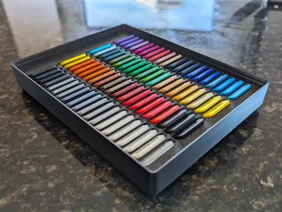 Bambu 80 Swatch Holder Stackable Gridfinity