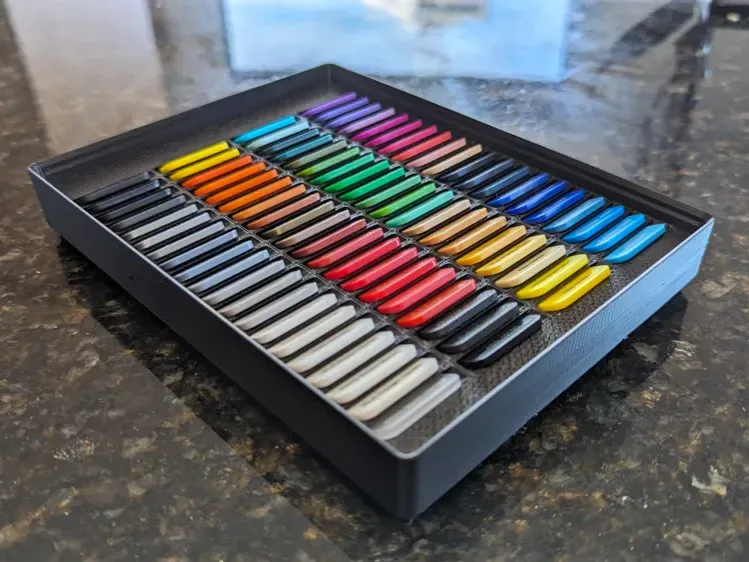 Bambu 80 Swatch Holder Stackable Gridfinity