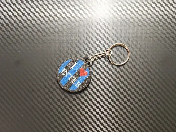 I Love Inter Keychain – 3D  Football Fan Keyring