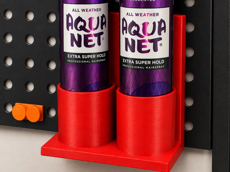 Aquanet Hair Spray Holder - Thread Board