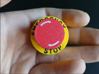 Emergency Stop Fidget Clicker