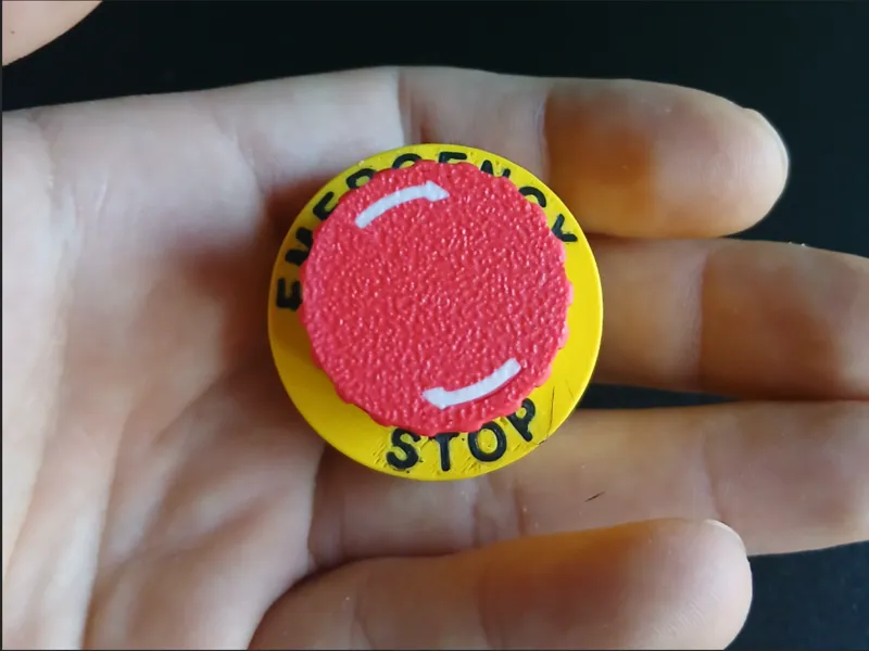 Emergency Stop Fidget Clicker