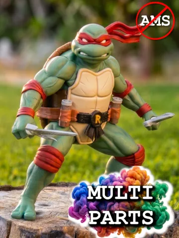 Soporte: Raffaello - TMNT (Modular Print, Ultra-Low Waste) — vista de referencia 2