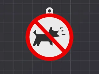 Prohibit barking!