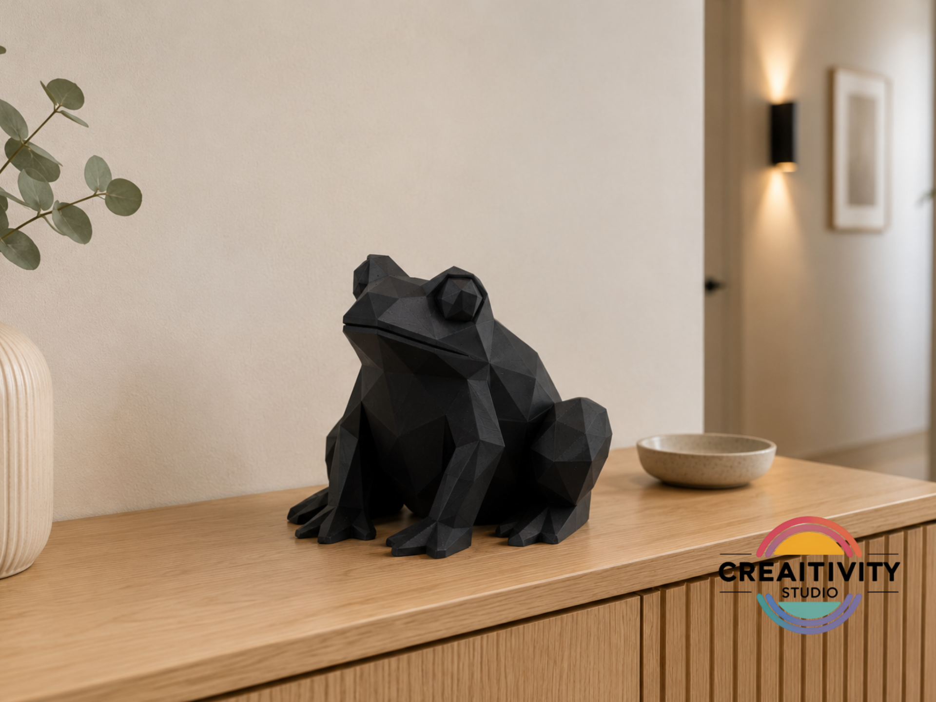 Low Poly Frosch "Fredo" – Free Commercial Use