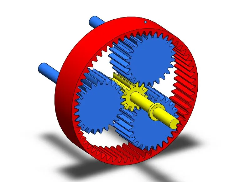 Planetary Gear Mechanism - Educational Model - Free 3D Print Model ...