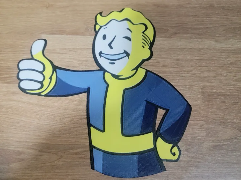 Vault Boy Thumbs Up Hueforge