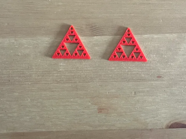 triangle earrings