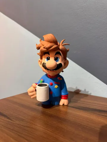 Modelo para impresión 3D: Super Mario tired coffe. — vista de referencia 2