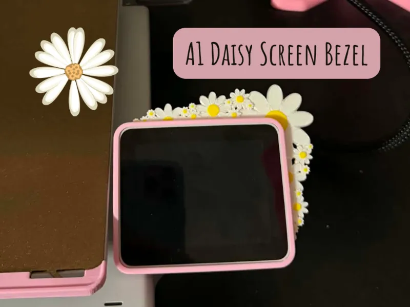 A1 Daisy Flower Screen Bezel