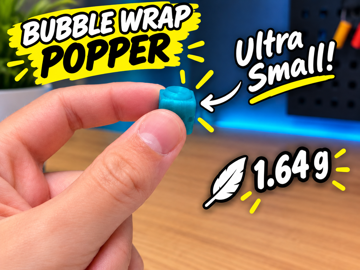 bubble wrap popper (1.60 grams!!!!!) - 1