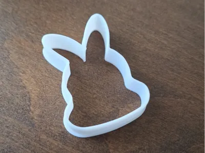Bunny head cookie cutter