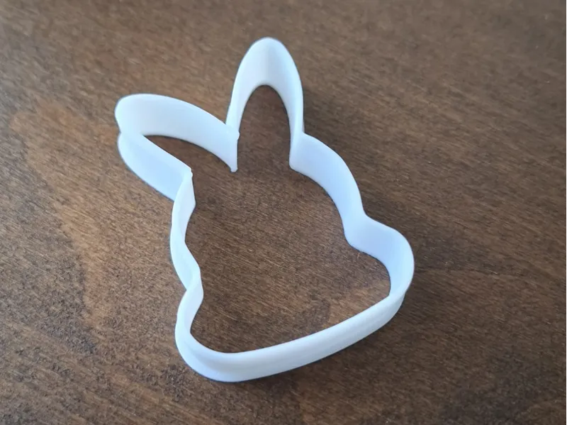 Bunny head cookie cutter