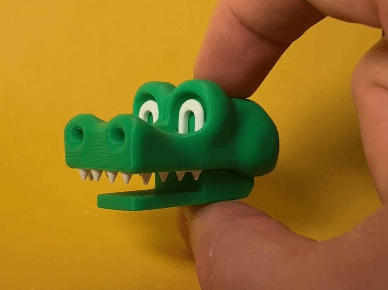 Croc Clicker Keychain