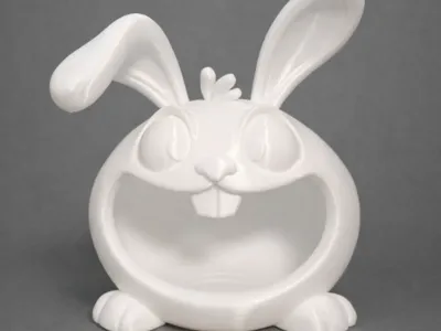 easter bunny bowl