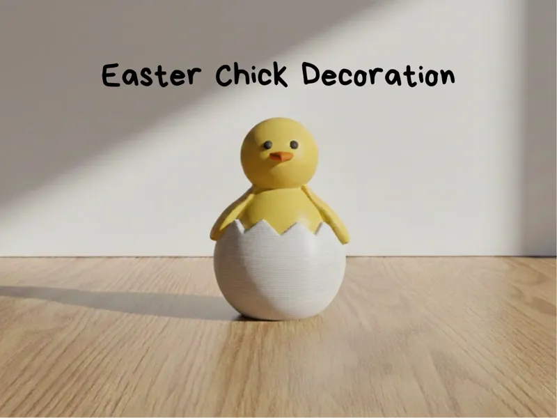 Easter Chick Statue
