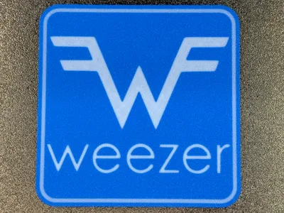 Weezer Coaster