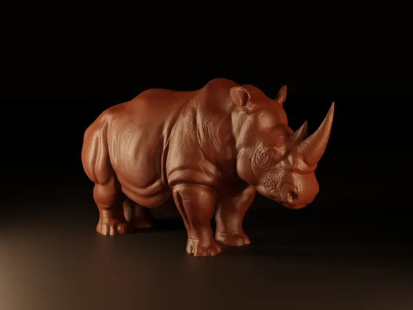 Rhinocéros - monstre pour jeu de rôle