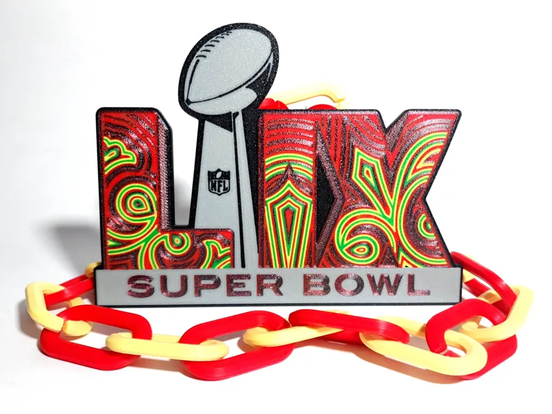 SUPERBOWL 59 OVERSIZED CHAIN