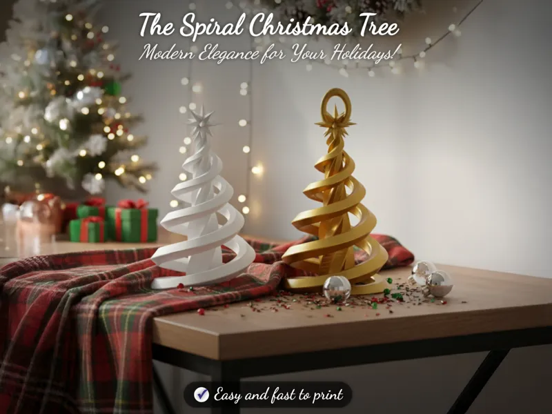 Spiral Christmas Tree: Modern & Magic!
