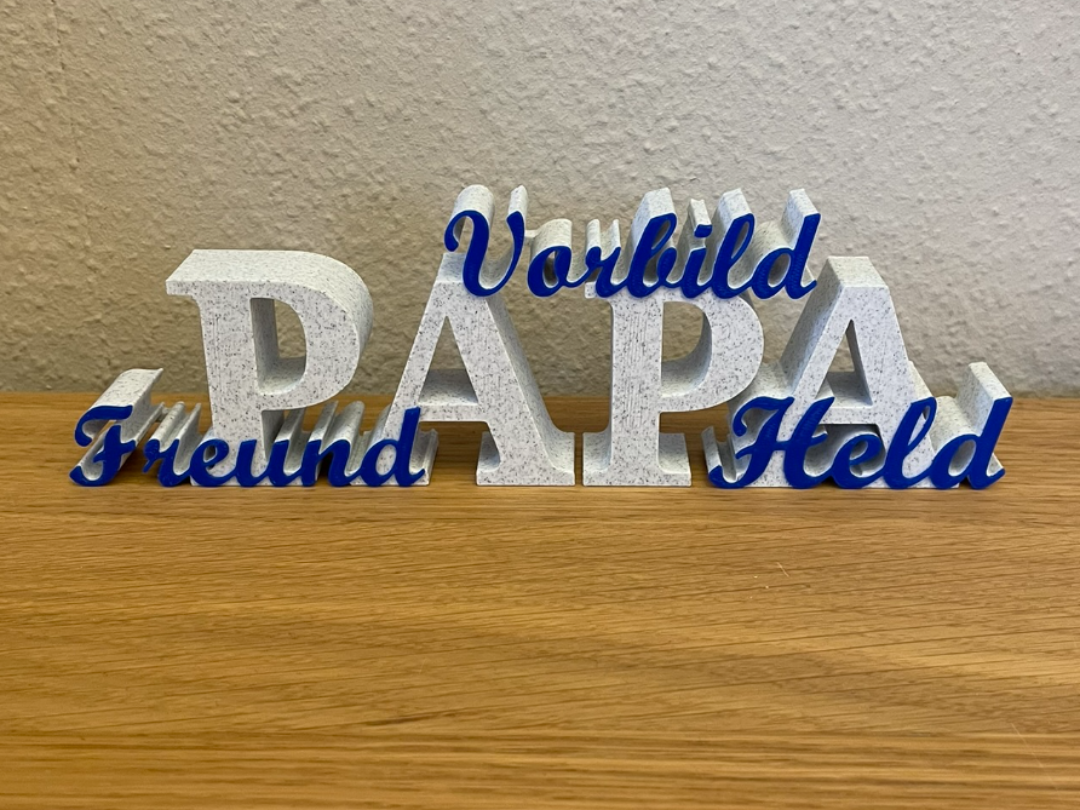 Vatertag PAPA Lettering Dad Schriftzug Geschenk