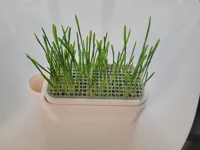 Lid with square pattern for improved printability