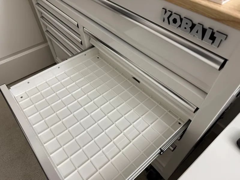 Gridfinity Base for Kobalt Workbench drawer