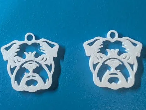 Bulldog earrings