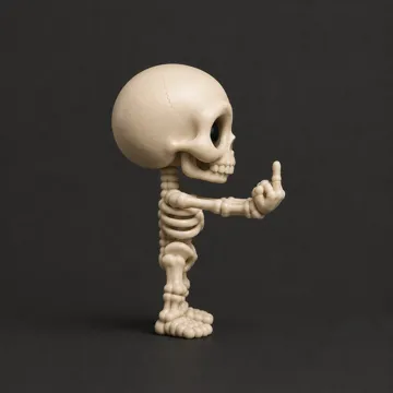 Adorno temático: F@ck You Skeleton — vista de referencia 5